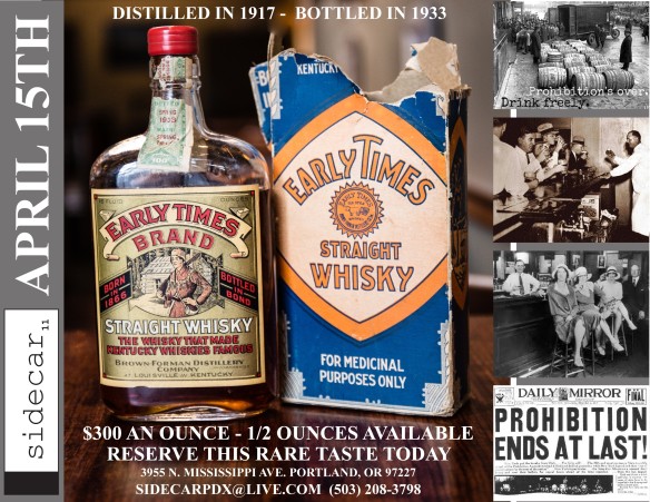 Early Times Whisky Flyer FINAL